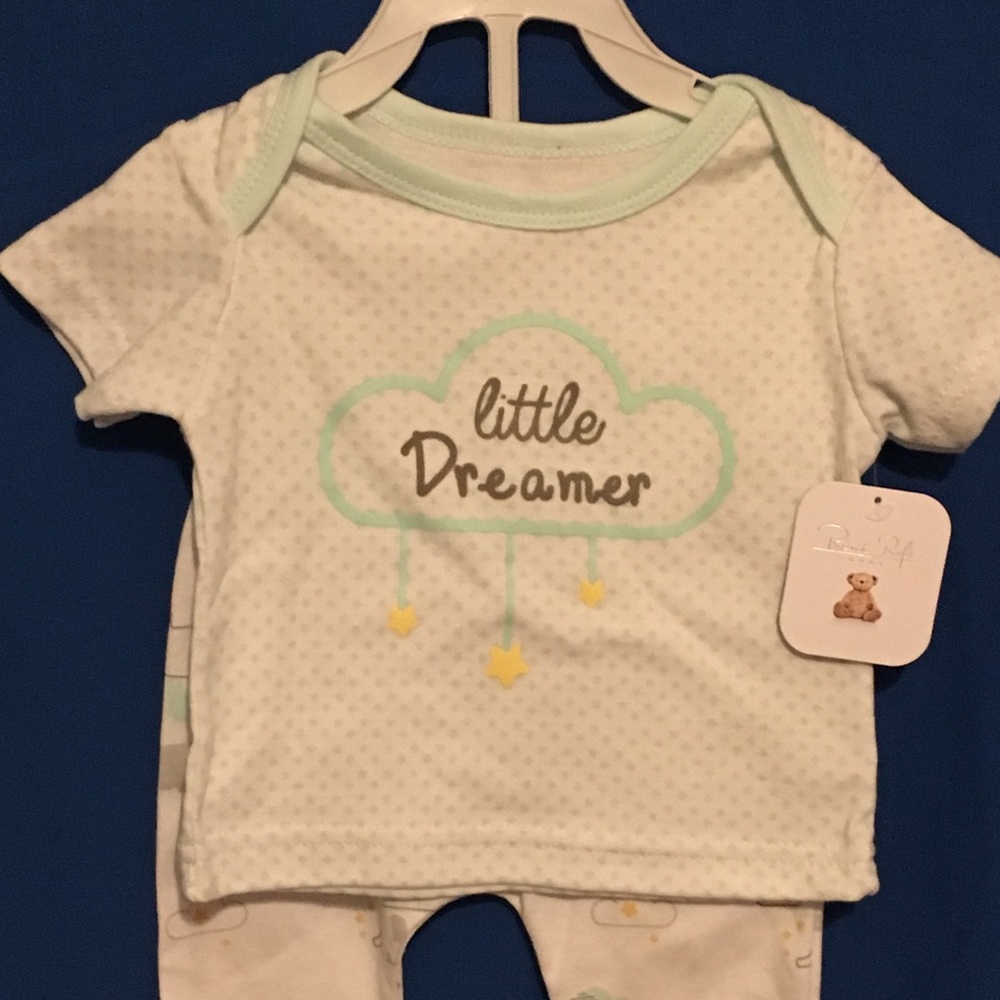 3/$20 💞NWT Rene Rofe Baby PJ’s - Picture 2 of 3